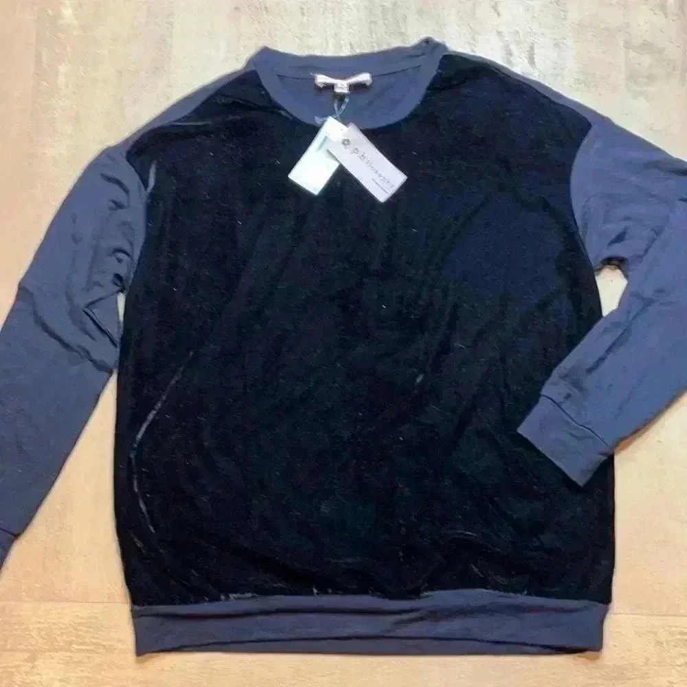 NWT Philosophy velvet shirt, size Small